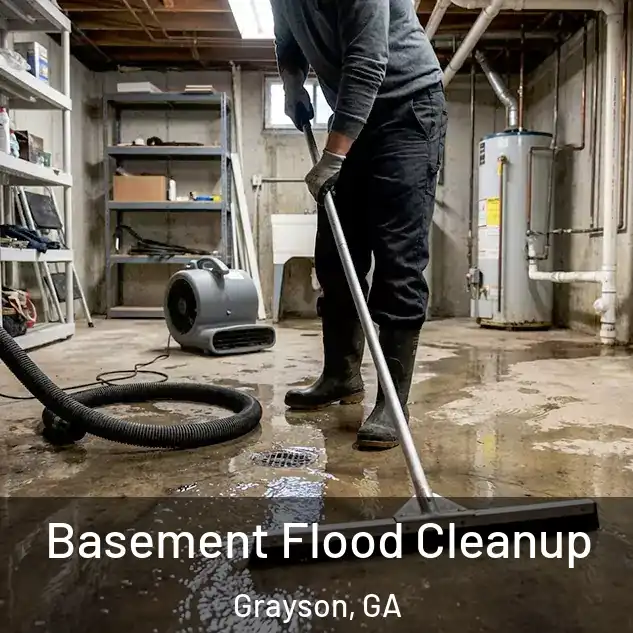  Basement Flood Cleanup Grayson, GA