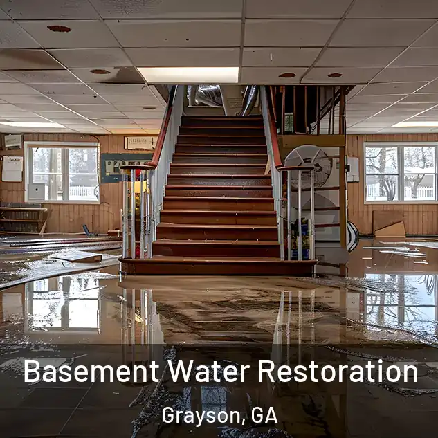  Basement Water Restoration Grayson, GA