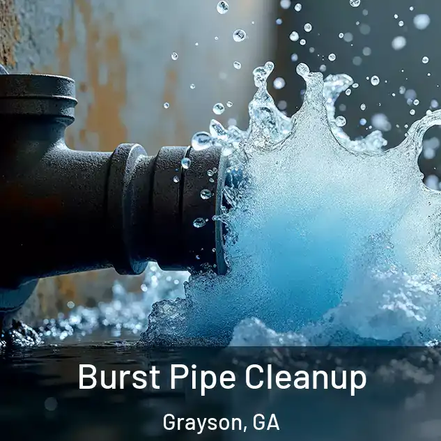  Burst Pipe Cleanup Grayson, GA