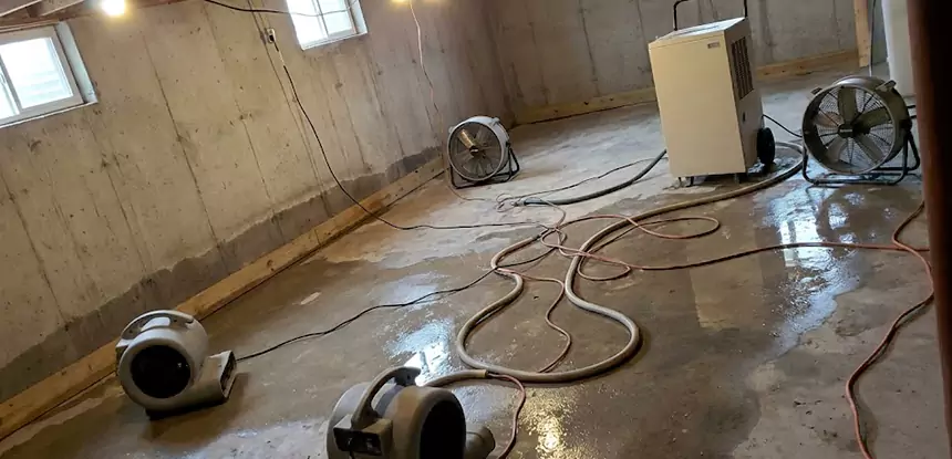 Large-Scale Water Damage Cleanup in Grayson