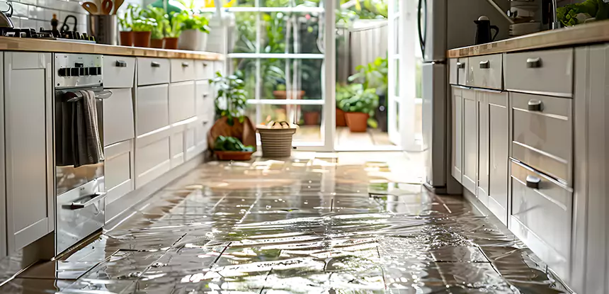 Kitchen Water Mitigation Services in Grayson