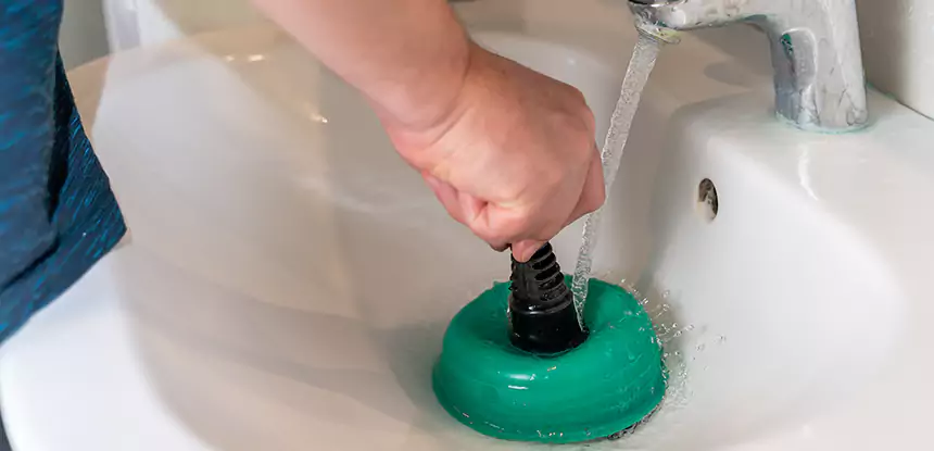 Sink Standing Water Blockage Removal in Grayson