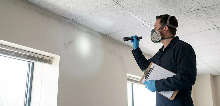 Ceiling Water Damage Inspection in Grayson