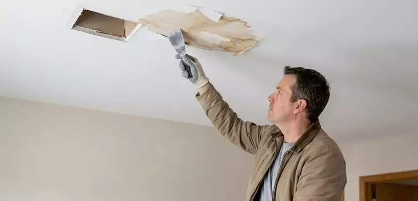 Dry Ceiling After Water Leak in Grayson