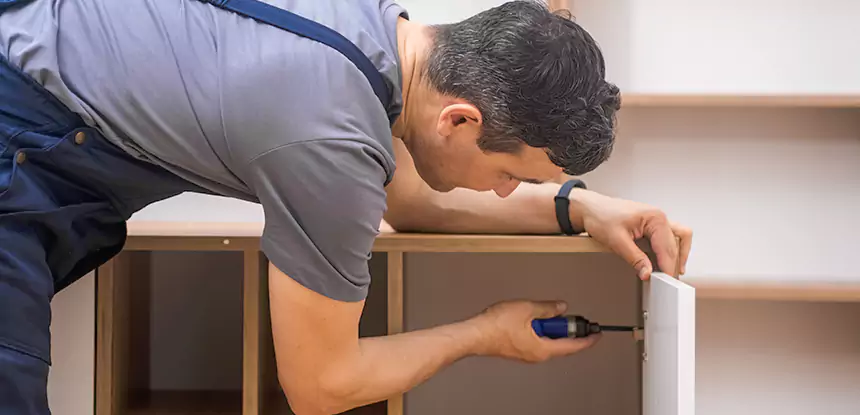 Water Damaged Cabinet Repair in Grayson