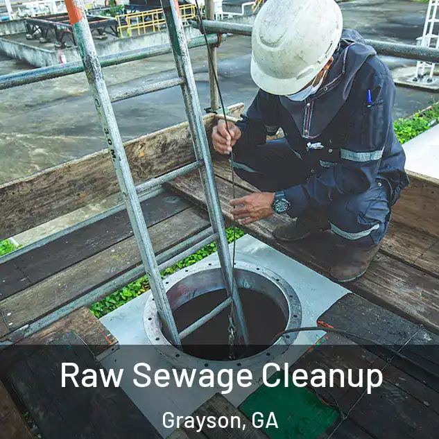  Raw Sewage Cleanup Grayson, GA