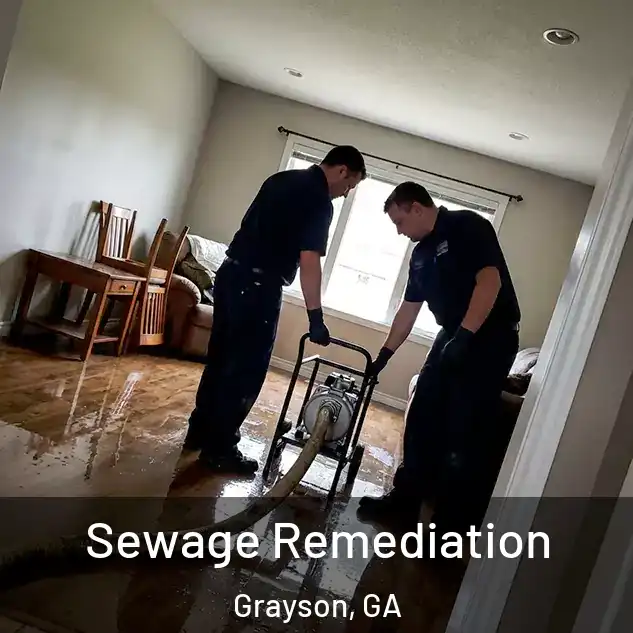  Sewage Remediation Grayson, GA