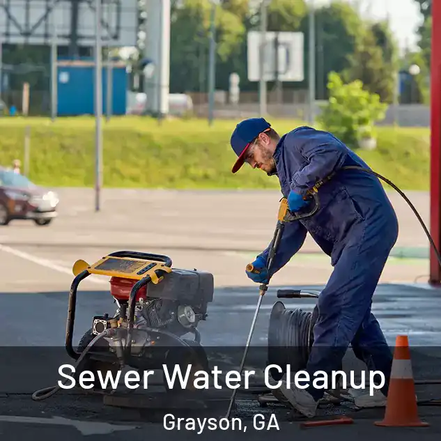  Sewer Water Cleanup Grayson, GA