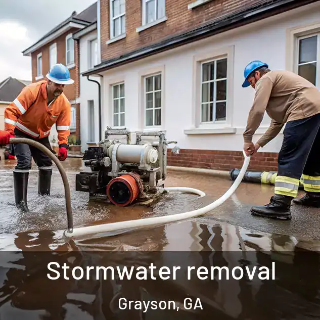  Stormwater removal Grayson, GA