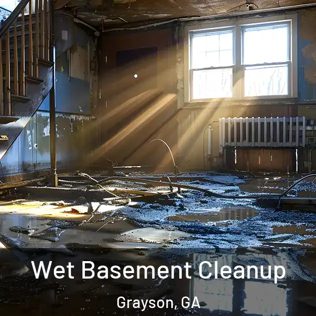  Wet Basement Cleanup Grayson, GA